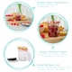image 2 of Argon Tableware Glass Jam Jars with Lids - 150ml - Pack of 6