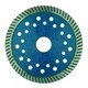 image 6 of 4-1/2in Dry and Wet Turbo Cutting Disc for Porcelain Ceramic Granite Marble 2pk