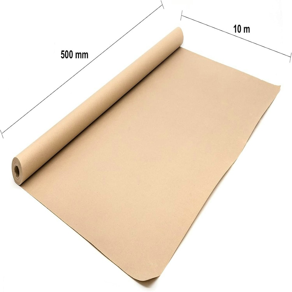 image 1 of Premium Imitation Kraft Roll 500mm x 10m N/A | One Size