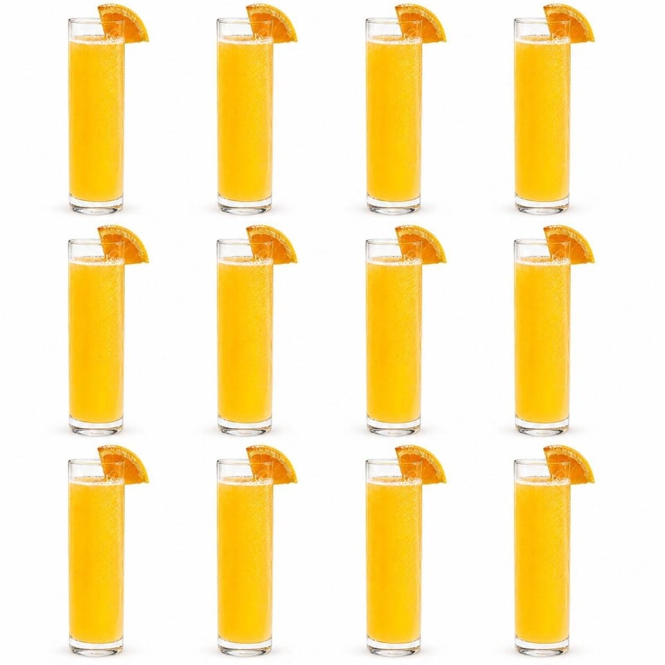 image 1 of 370ml Tall Pub Cocktail Glasses Highball Tumblers Clear Glass Set of 12