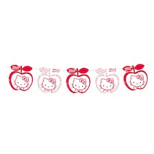 Hello Kitty Apple Banner - Red/White - One Size