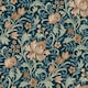 image 1 of Grandeco Marian Floral Wallpaper - Navy/Terracotta - One Size | Blue