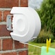 image 2 of KCT Single Wall Mountable Retractable Washing Line  - 15m White