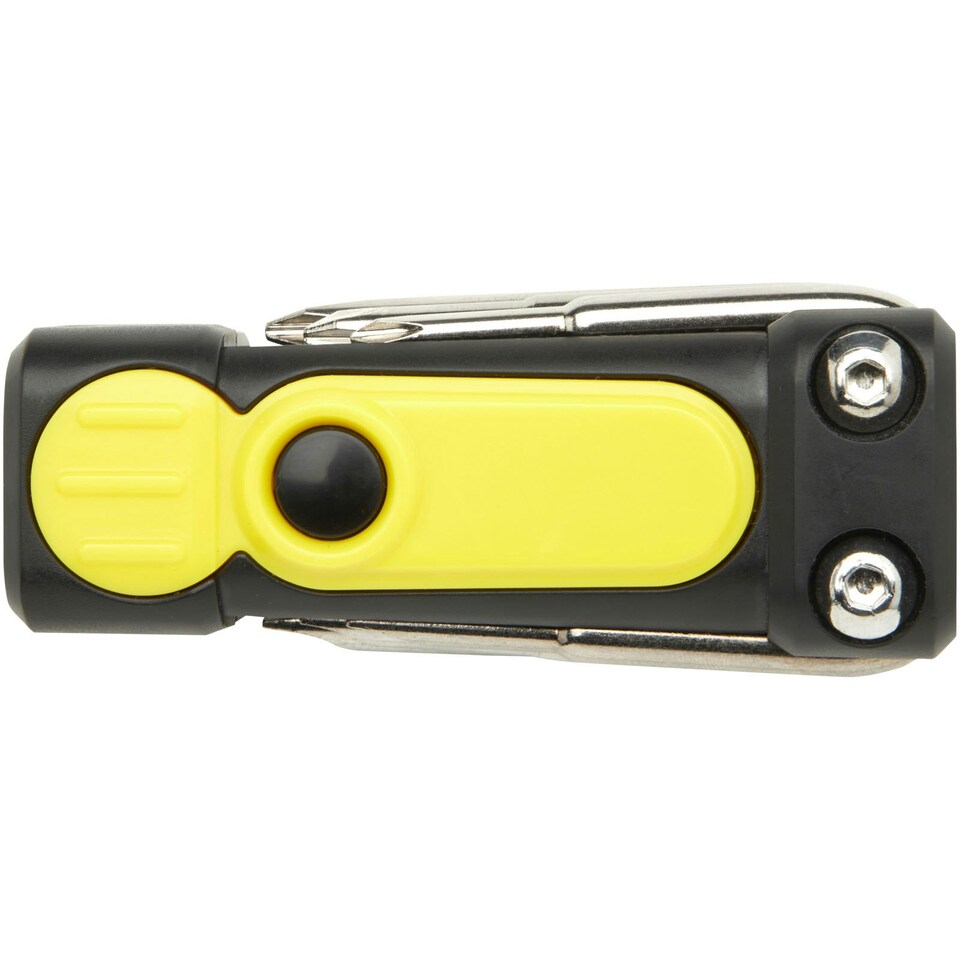 image 1 of STAC Octo 8 In 1 Screwdriver Set With Torch - Yellow/Black - One Size