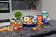 image 2 of Verano Spanish Ceramics Classic Spanish Extra Large Conical Bowl - 38cm Blue Flower | Blue | 1