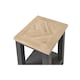 image 4 of Classic Rustic Dark Grey Lamp Table | Grey | Grey