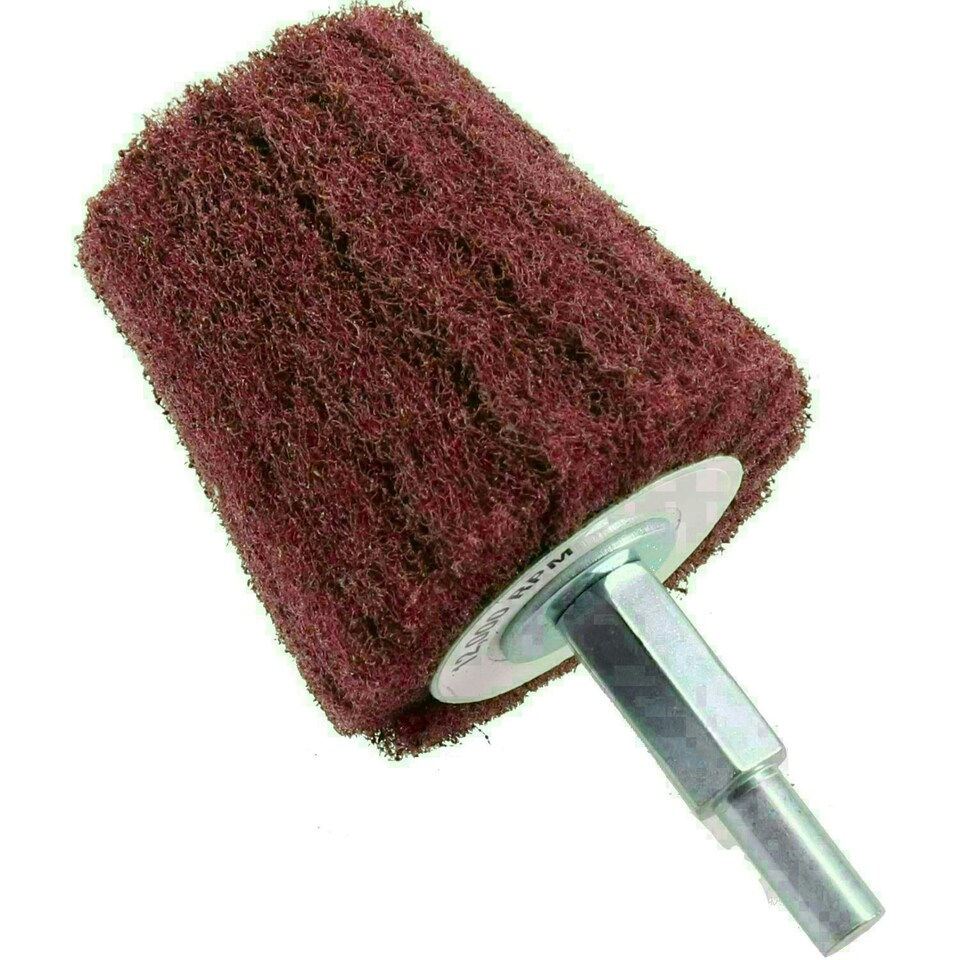 image 1 of Goblet Shaped Sanding Polishing Cleaning Mop 50mm Width 240 Grit 6mm Shank 1pk