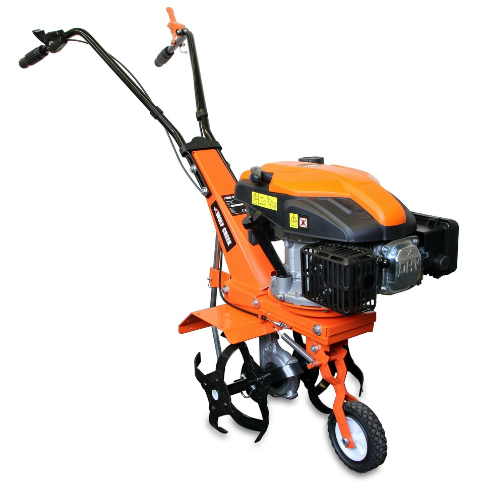 image 1 of Wolf Creek Petrol Garden Tiller Rotavator 139cc 4HP 4-Stroke Power Tiller