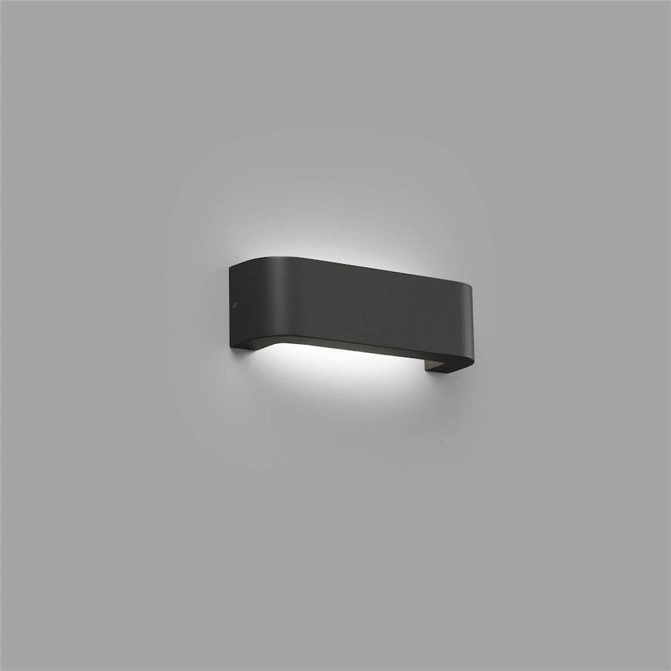 image 1 of Bracket LED Outdoor Wall Light Dark Grey IP44