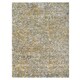 image 1 of KUKOON Yellow Ochre Mottled Shaggy Living Room Area Rug 60cm x 110cm