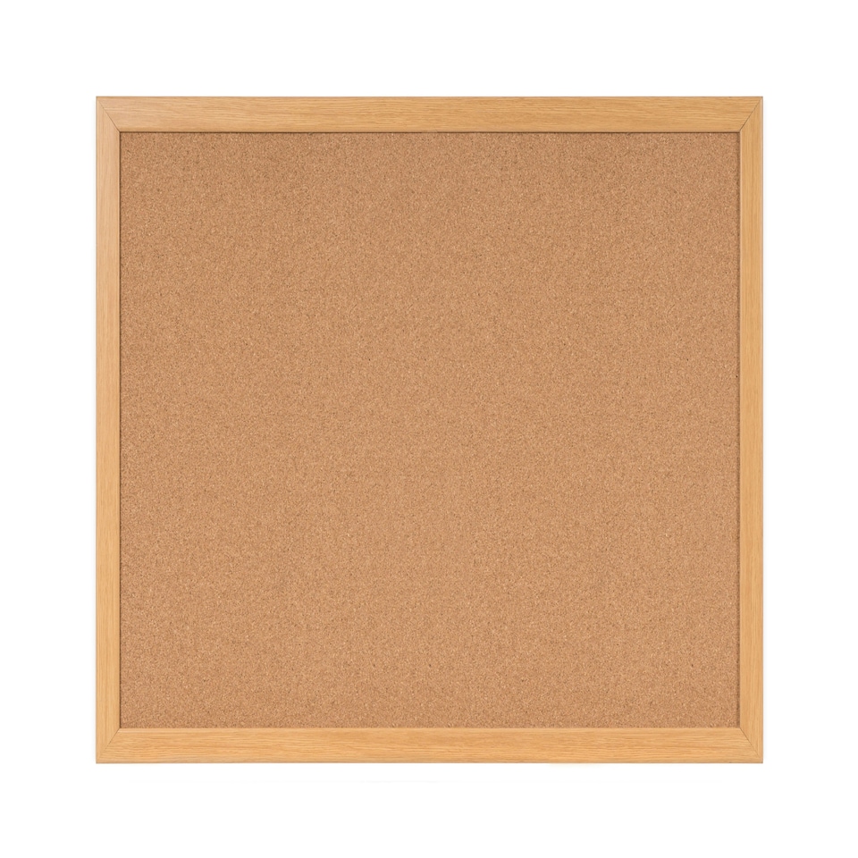 Bi-Office Earth-It Cork Noticeboard Oak Wood Frame 1200x900mm - SF152001233