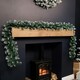 image 1 of 2.7m Snow Tipped Green Christmas Garland with 260 Tips