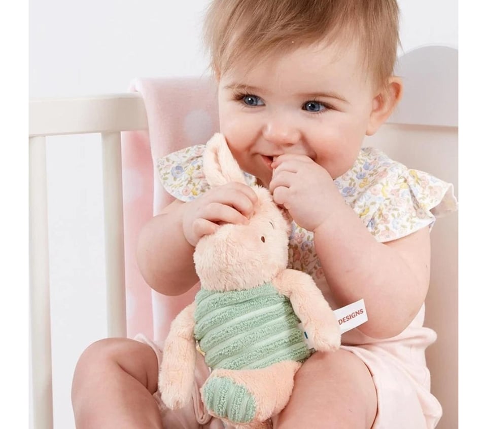 image 1 of Disney Piglet Plush Soft Toy Teddy Bear Baby Gift Winnie Pooh Rainbow Designs