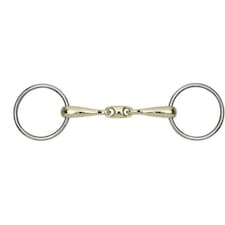 Shires Brass Training Horse Bit - Brass - 5.5in (UTER737)
