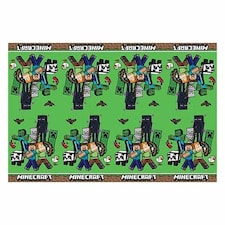 Minecraft Plastic Tablecover 1.8m x 1.2m Green