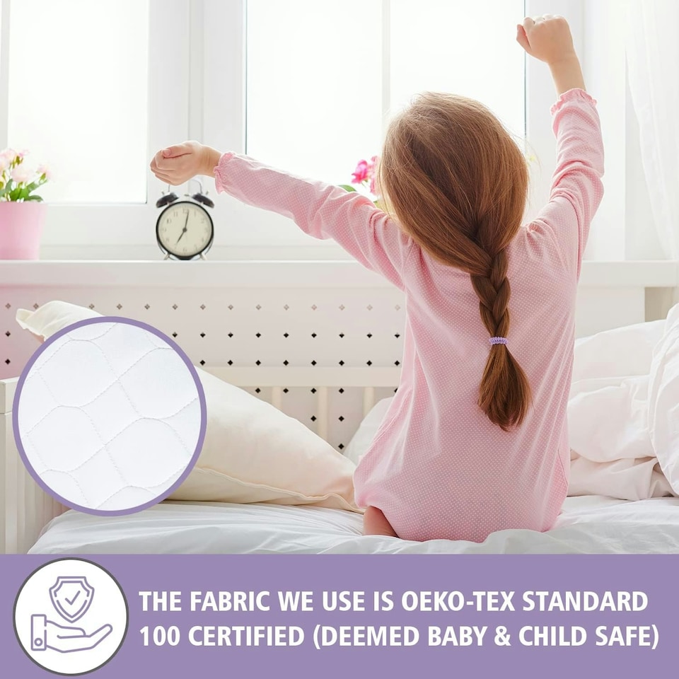 image 1 of Potty Training Bed Pads for Waterproof Protection - Bed Protector For Bed Wetting Toddlers & Children, Absolute Lifesaver for Your Mattress, 70x85 cm White | 1 pack | Small Single