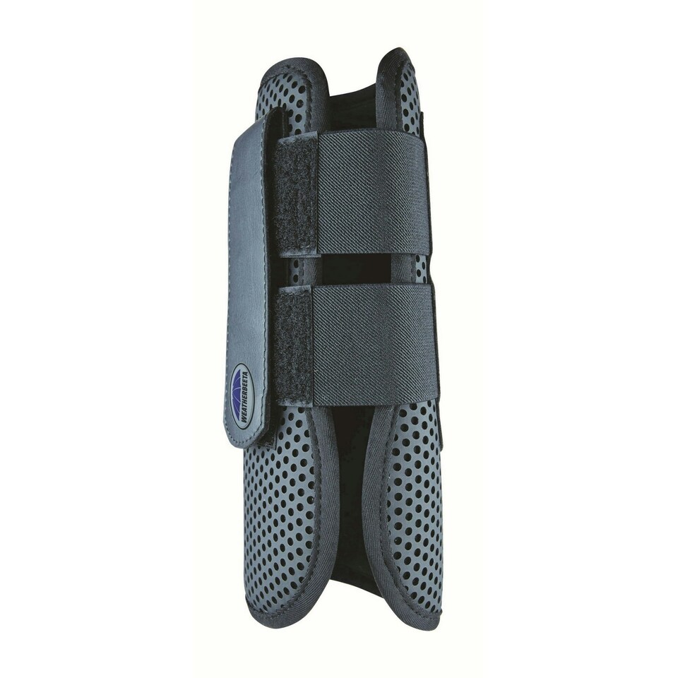 image 1 of Weatherbeeta Lite Open Front Boots - Black - Warmblood