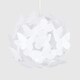 image 1 of ValueLights Pair Of Modern White Butterfly Girl's Ceiling Pendant Lamp Shades