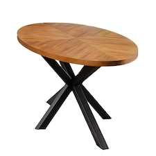 Dossena 170cm Oval Wooden Dining Table