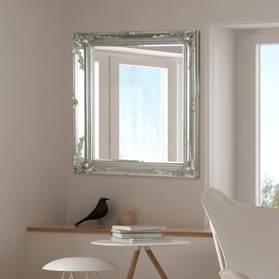 image 1 of Buxton Silver Wall Mirror 110 x 79 CM Silver