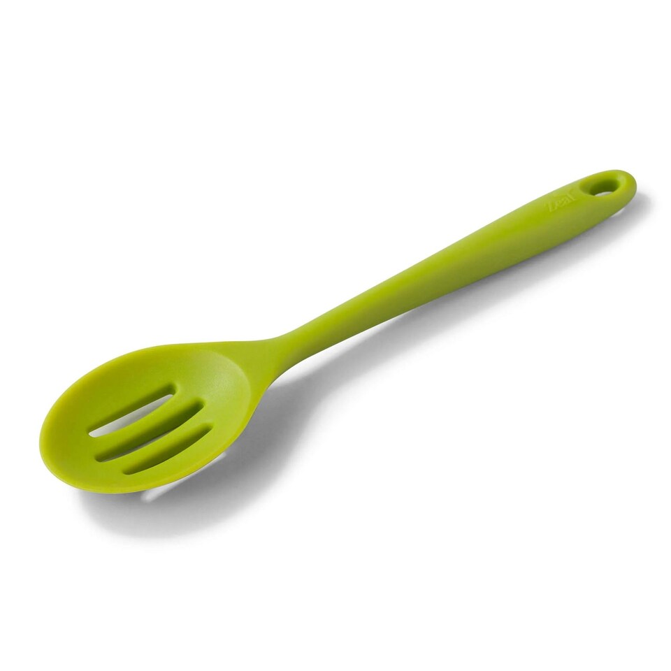 image 1 of Zeal Silicone Slotted Spoon 28cm, Lime Green