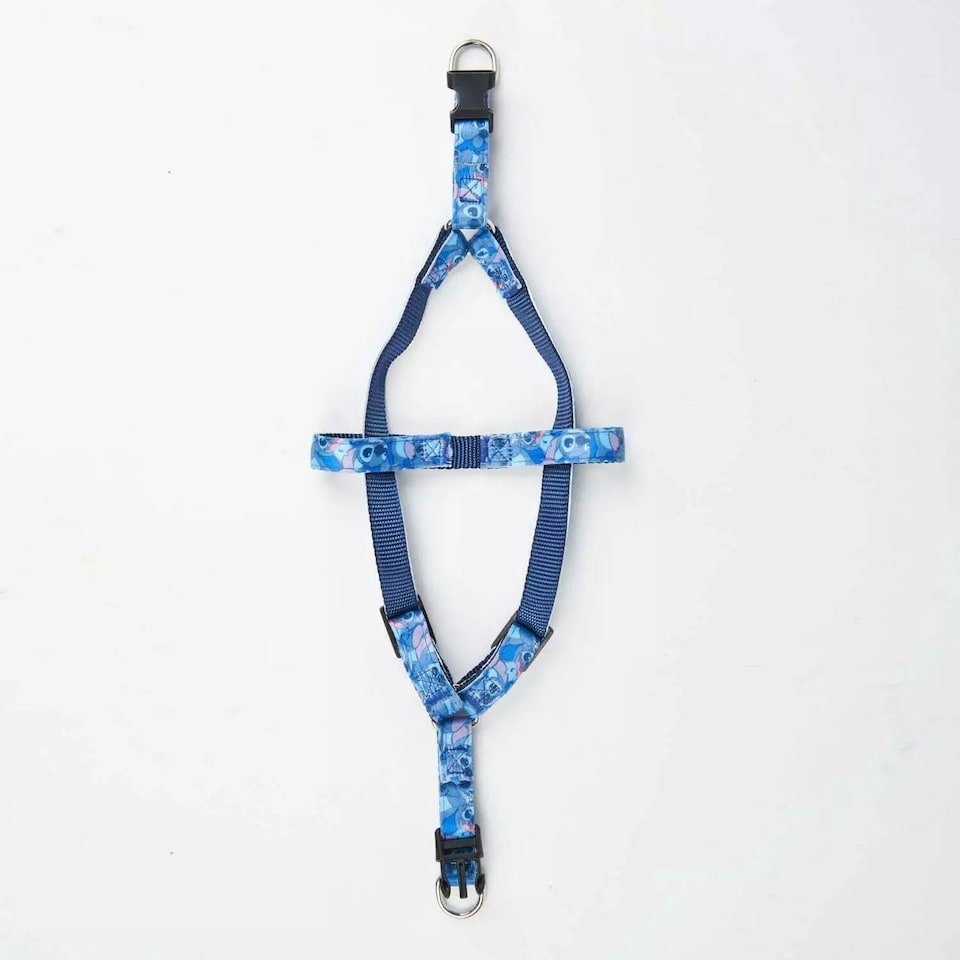 image 1 of Disney Stitch Nylon Dog Harness (M) | Blue
