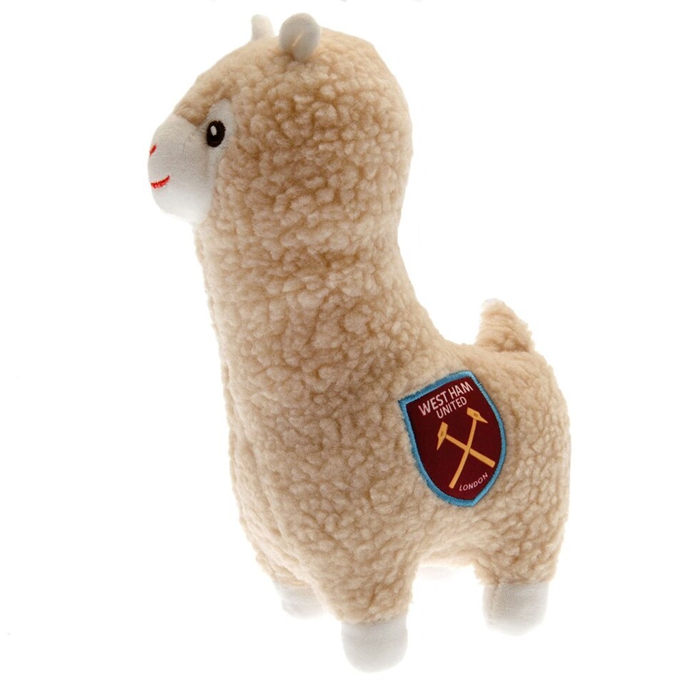 image 1 of West Ham United FC Llama Plush Toy - Cream - One Size