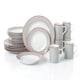 image 1 of 24pc Graphite Grey Dinner Set