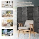 image 8 of COSTWAY 6 Panel Room Divider Privacy Screen Wall Folding Partition Hand woven Rattan