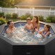 image 2 of Wave Como 6 Person Eco Foam Hot Tub, EnergySave Bundle, Charcoal Black