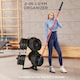 image 3 of SPORTNOW Weight Plate Storage Rack with 6 Fasten Clamps, Max Load 300kg