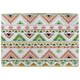 image 1 of Colorful Striped gold style triangles (Rug) Gold | Medium: 80x150cm