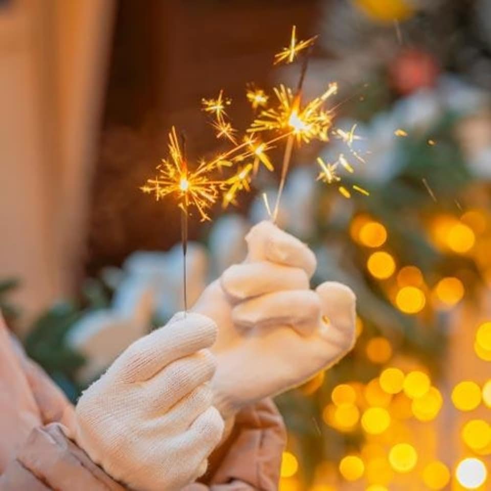 image 1 of 30 Hand Held Sparklers - 25cm - ( 5 Packs of 6 )