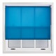 image 3 of 150cm Wide Daylight Roller Blind 165cm Drop | Blue | Teal