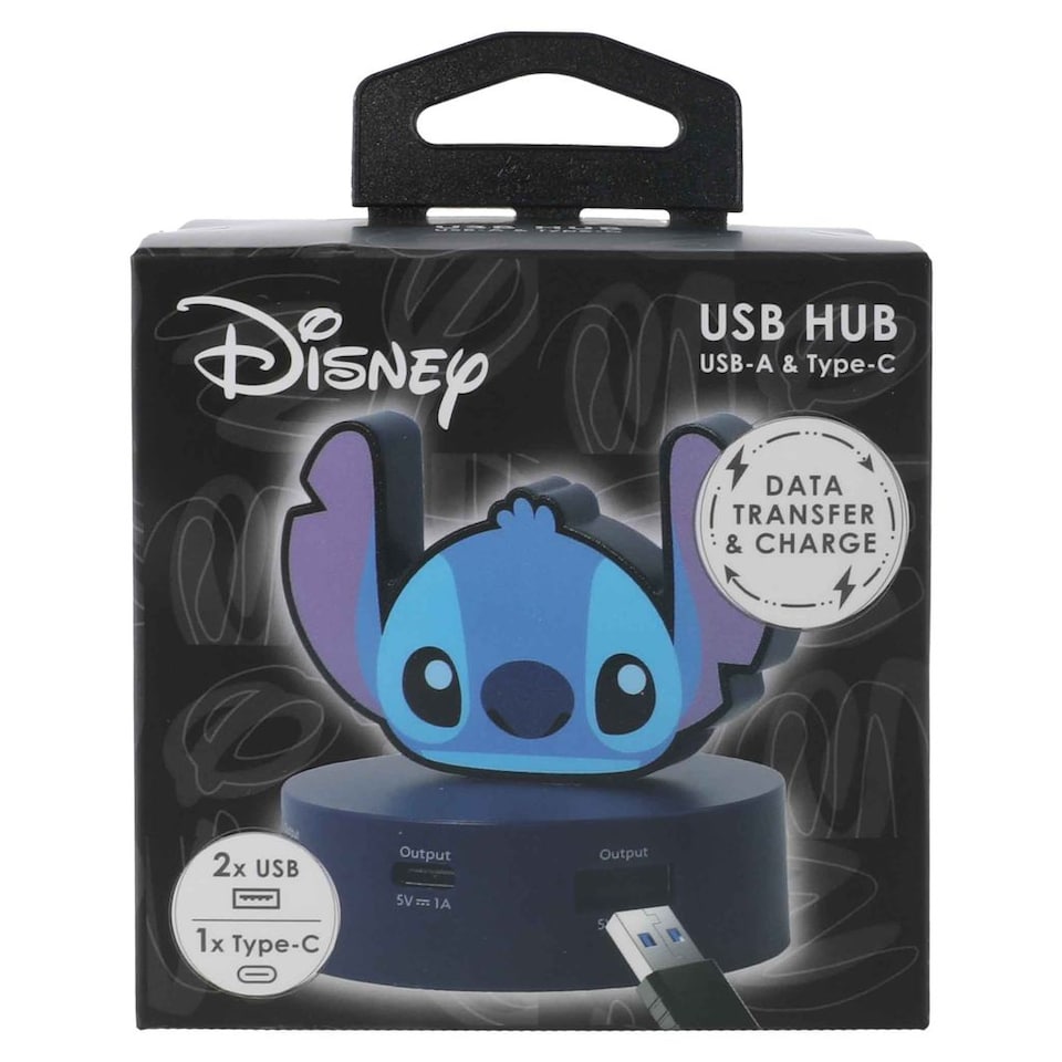 image 1 of Stitch USB Charging Hub 2 USB-A & 1 USB-C Head