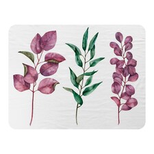 Purple & Green Leaves (Blanket)