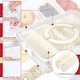 image 6 of SPARES2GO Food Storage Container with Securing Clips Lid and 4 Removable Divider Compartments (Large)