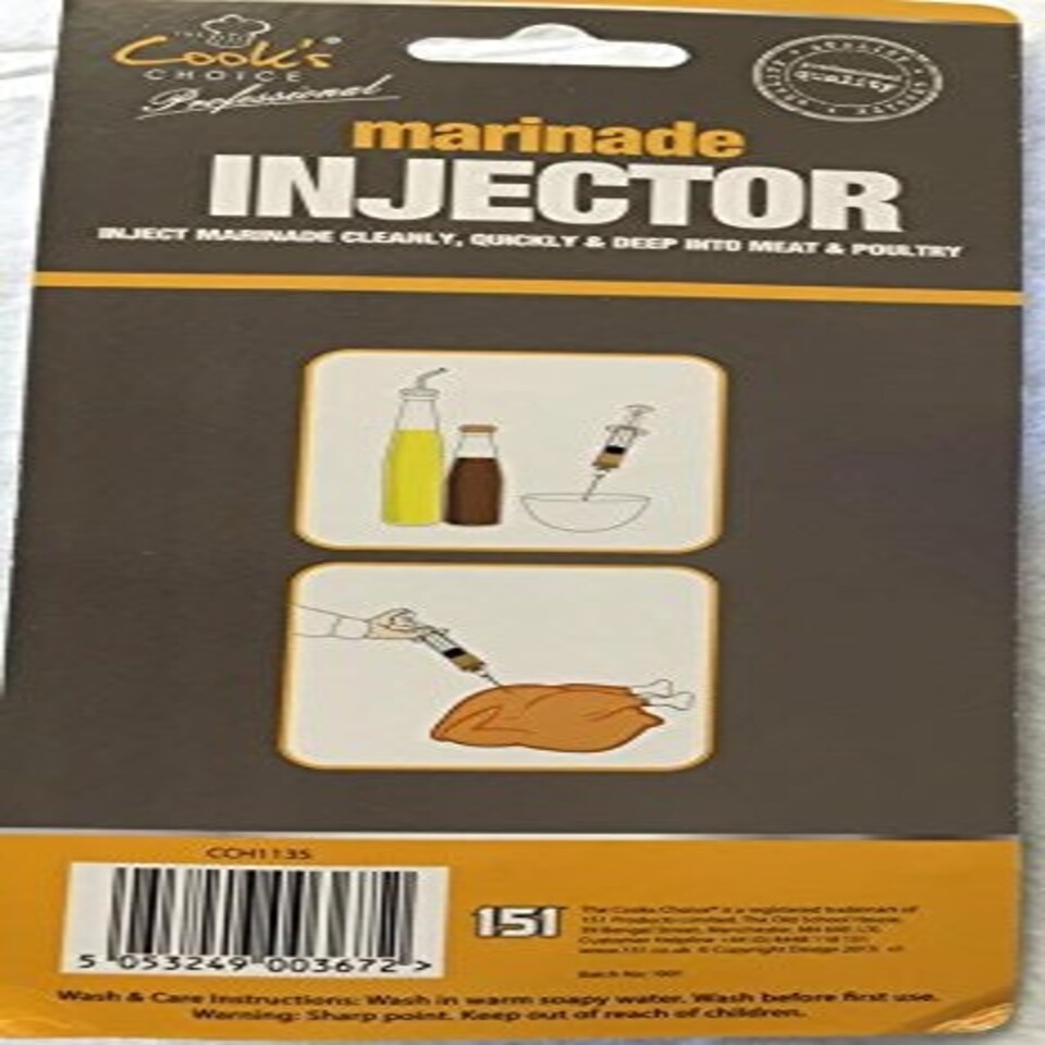 image 1 of Kitchen Craft Flavour Injector - COOKS CHOICE MARINADE INJECTOR