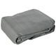image 8 of Outsunny 4x4m Triangle Sun Shade Sail UV Protection HDPE Canopy w/ Rings Grey Grey