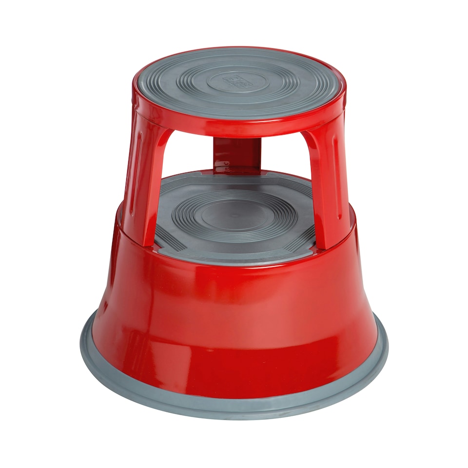 image 1 of Essentials by Premier 2 Tier Red Step Stool