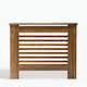 image 4 of OHS Wood Effect Radiator Cover Sideboard Shelf - Medium | Brown | Dark Wood