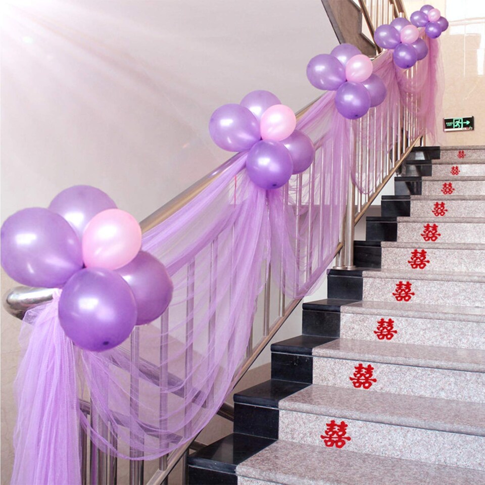 image 1 of Snow Sheer Organza Roll Glitter Sashes - 25m x 29cm