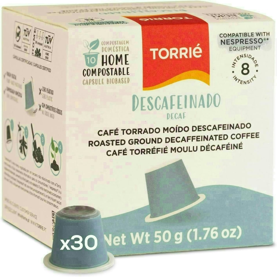 image 1 of Home Compostable - Decaf - Nespresso ® Compatible Biodegradable Coffee Capsules (30 Pods)