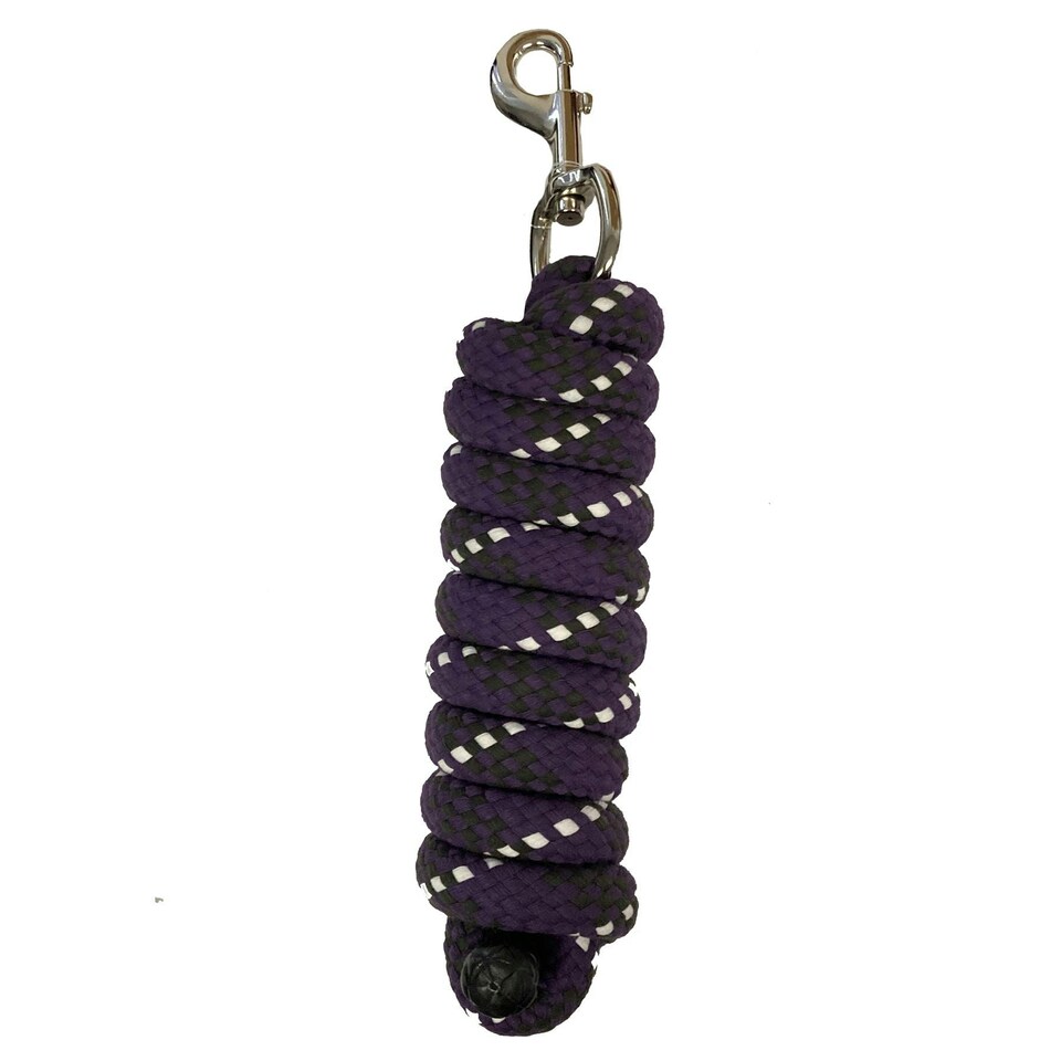 image 1 of Woof Wear Contour Lead Rope Purple | Size: One Size
Colour: Damson