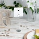 image 6 of Argon Tableware Wedding Table Number Holders - 30cm - Silver | Silver | Silver