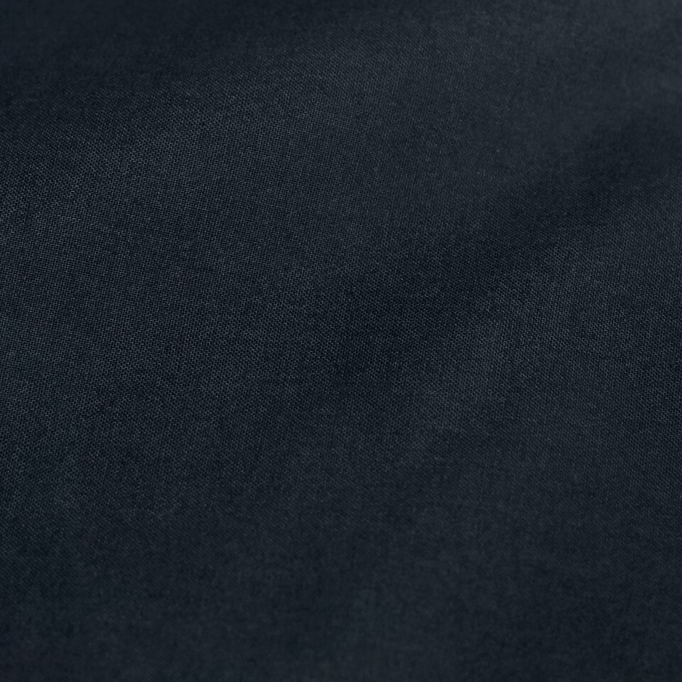 image 1 of Serene Plain Dyed Fitted Bed Sheet Navy