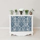 image 3 of NuWallpaper NU1689 Bohemian Damask Peel & Stick Wallpaper, Indigo Multi