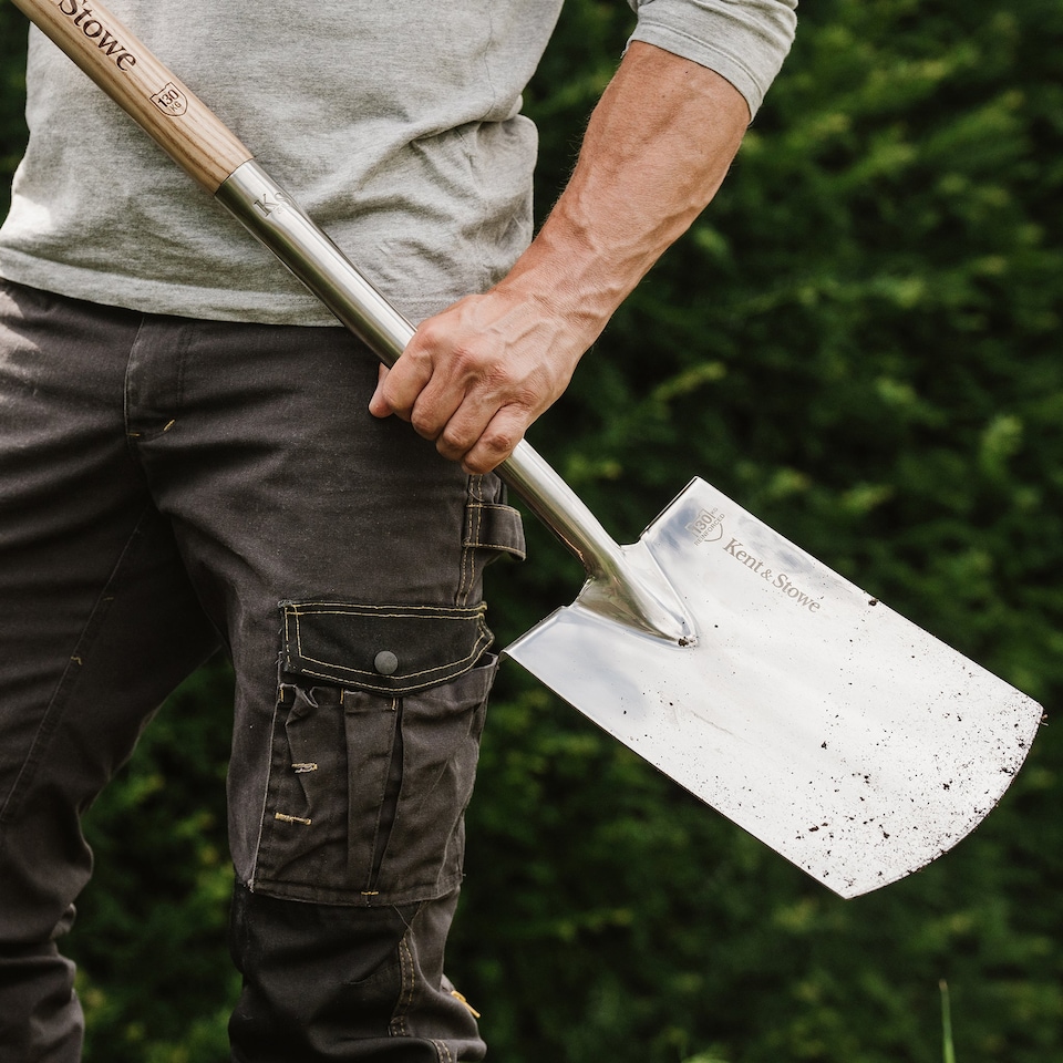 image 1 of Kent & Stowe - Stainless Steel Capability Digging Spade | Grey | 1 x Digging Spade