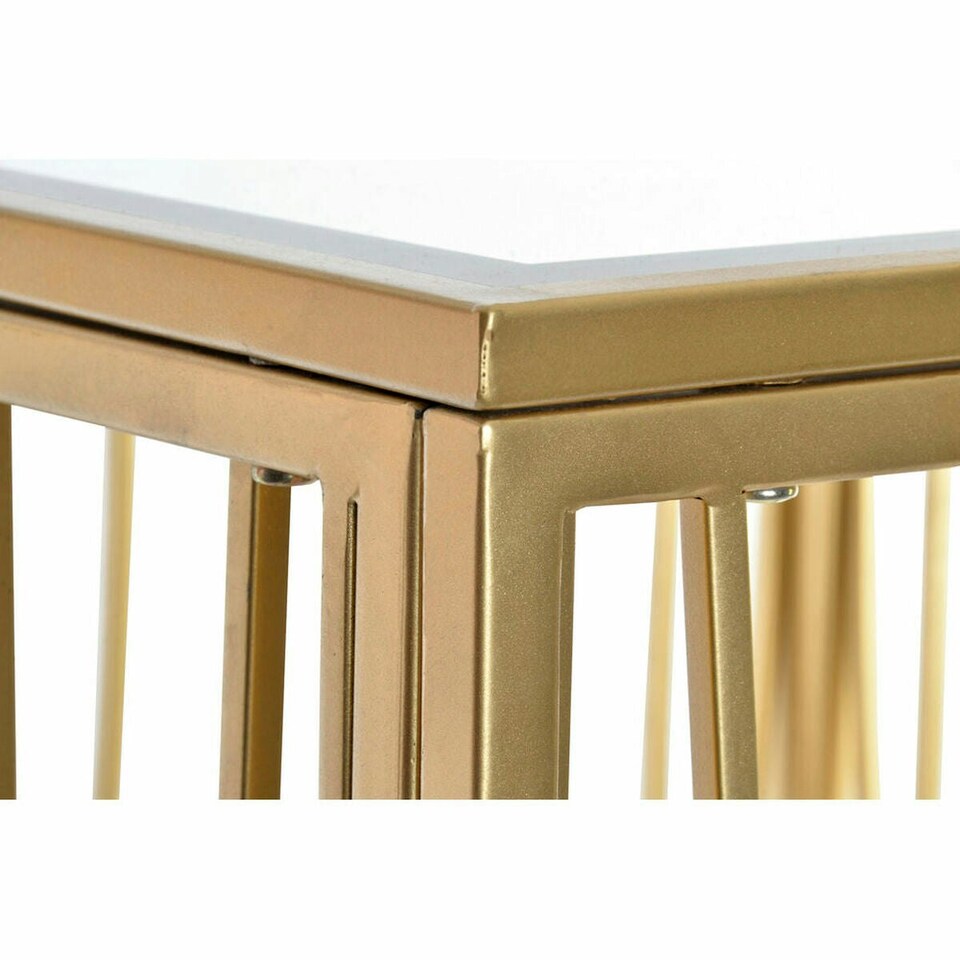 image 1 of Side table DKD Home Decor Mirror Golden Metal MDF (57 x 57 x 52 cm) N/A
