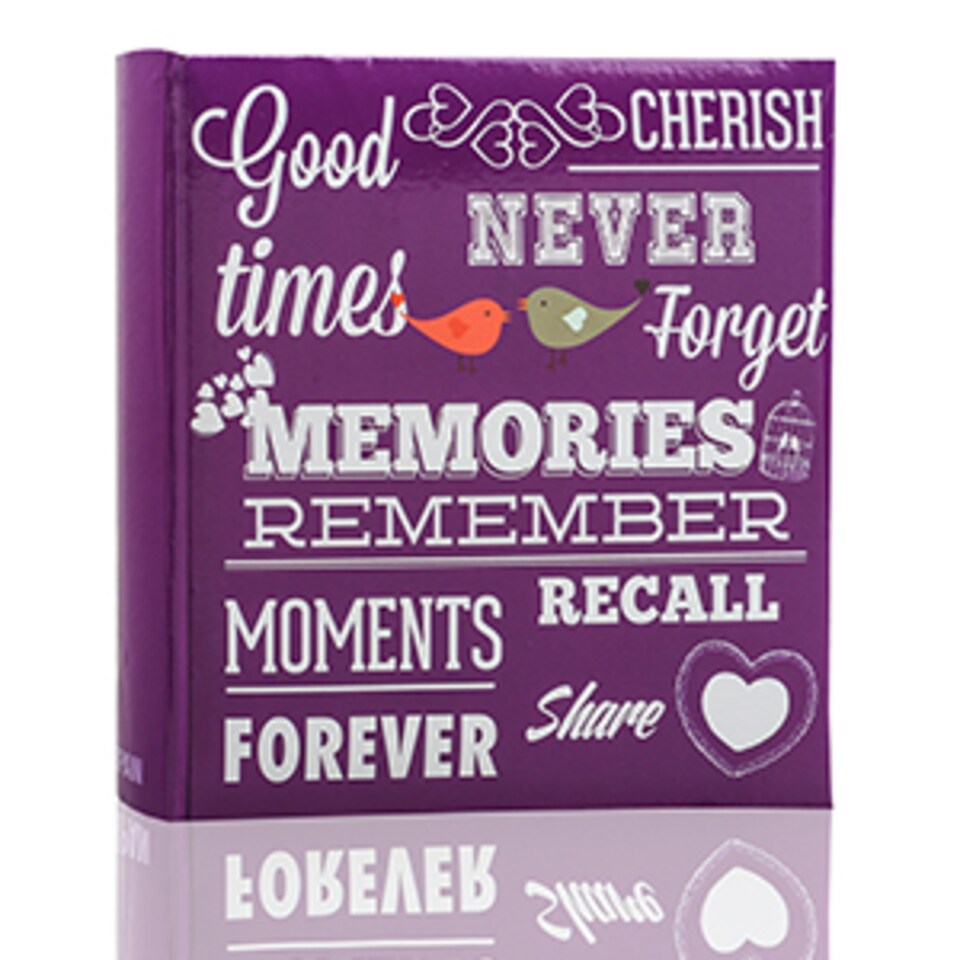 image 1 of ARPAN Photo Album for 200 Photos 6x4" (10x15cm) – Slip In Memo Album with Writing Space & Index Pages – Picture Storage Album for Family, Wedding & Travel Memories